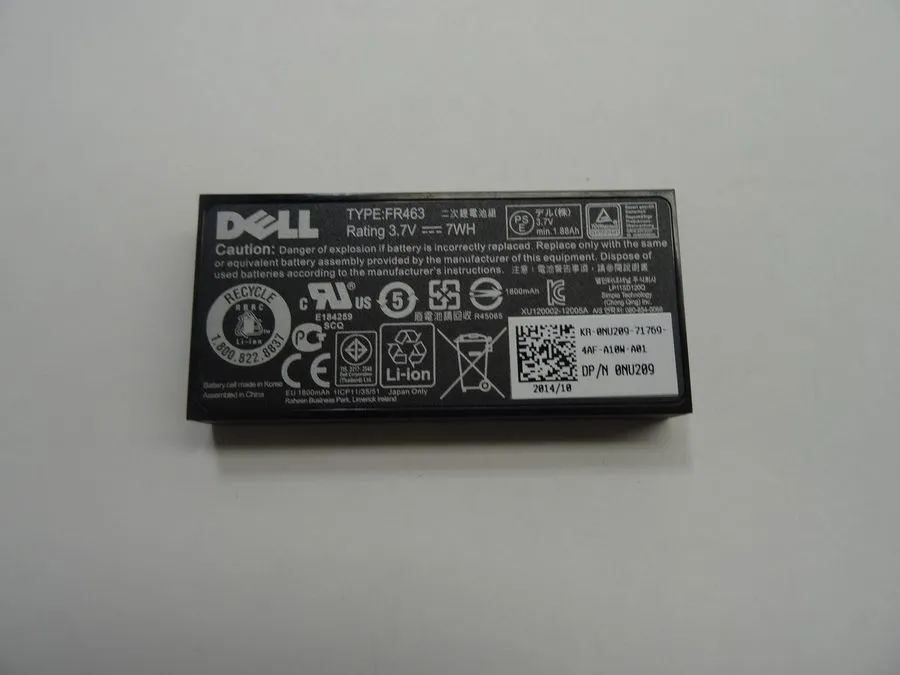Контроллер DELL PERC 5I SAS/SATA RAID BATTERY FR463 P9110 U8735 NU209 0NU209 w/c