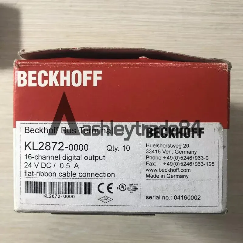 Модуль ввода-вывода BECKHOFF KL2872