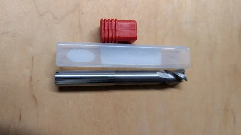 Режущий инструмент Helical Carbide End Mill HSSP-6437 1/2" Diameter 4"OAL — фото лота 1