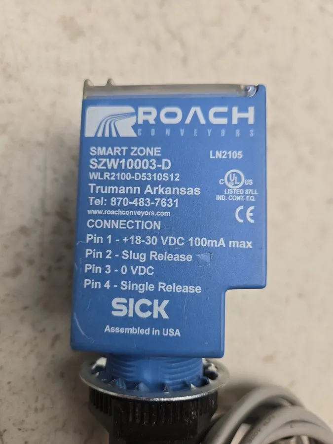 Фотоэлектрический датчик Sick WLR2100-D5310S12 Smart Zone Control Photoelectric  — фото лота 1