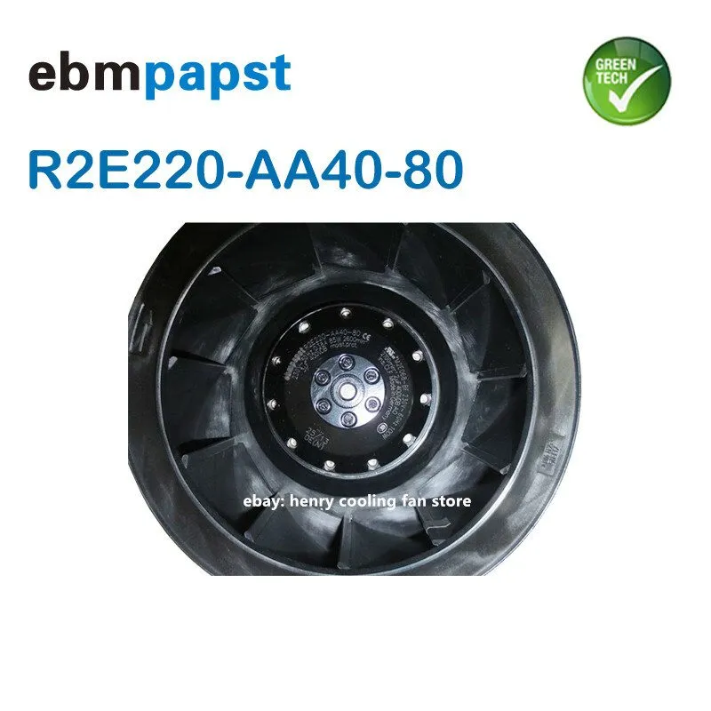 Вентилятор R2E220-AA40-80 Centrifugal fan AC 230V 95/100W Inverter cooling fan — фото лота 2
