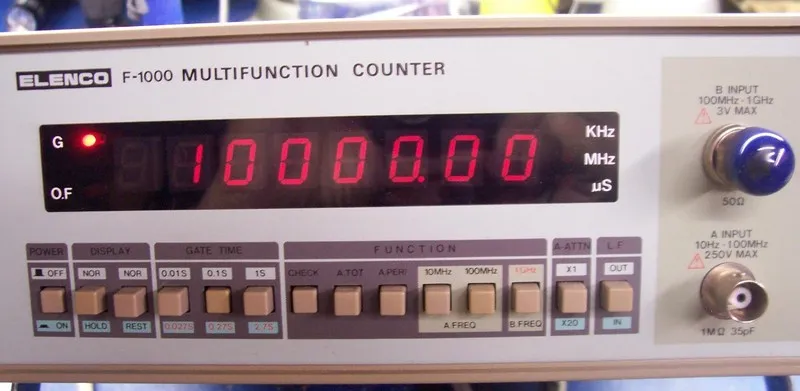 Тестер Elenco F-1000 Multifunction Frequency Counter CB HAM Experimenter — фото лота 2
