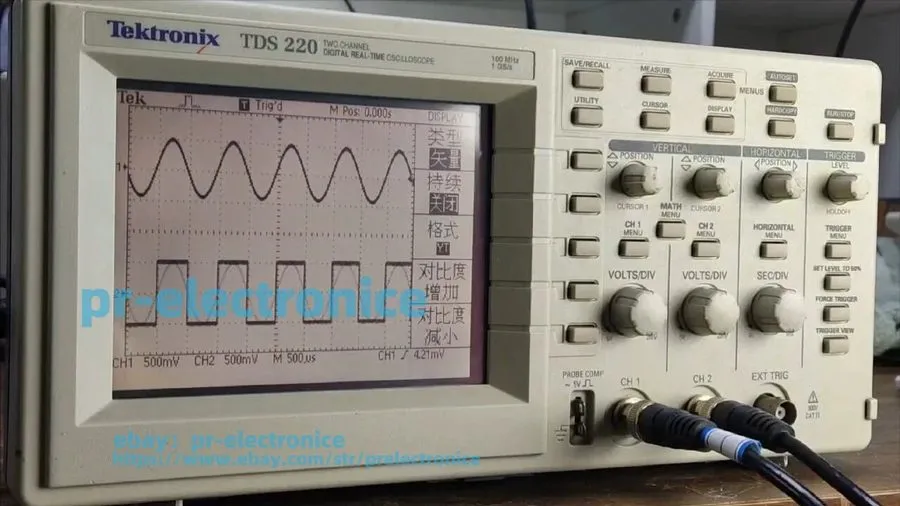 Осциллограф 2 Channel Tektronix TDS220 100Mhz Digital Oscilloscope 1GS/s