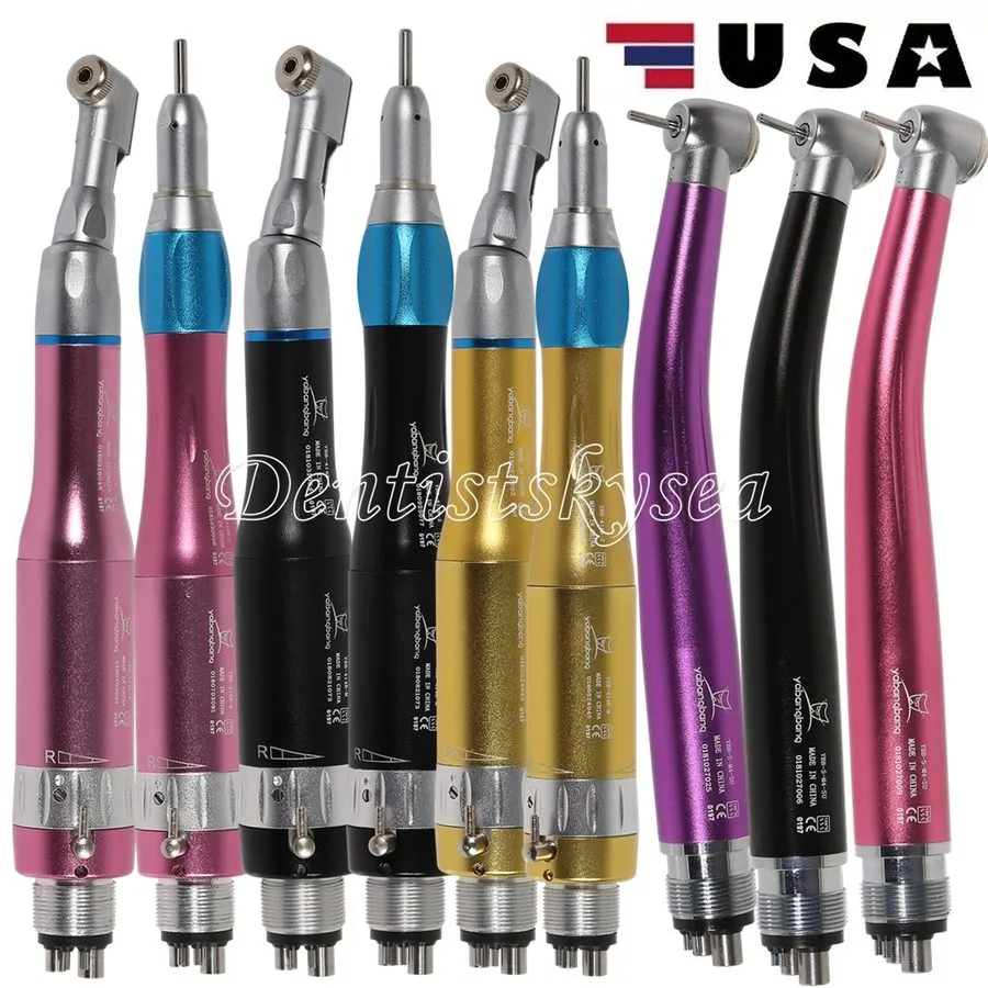 Стоматологический наконечник Dental Fiber Optic LED E-Generator High Speed Handp