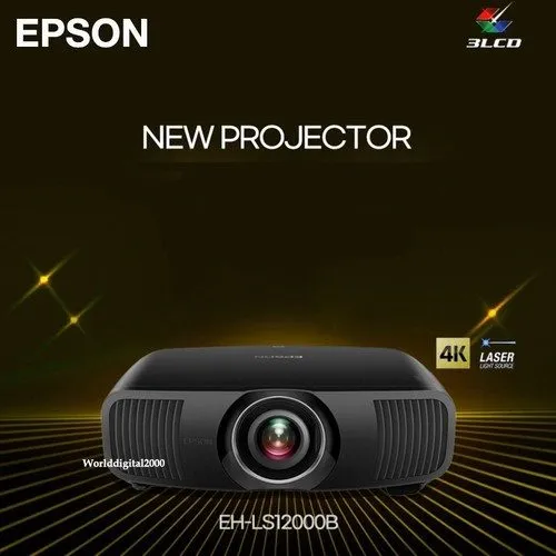 Проектор EPSON EH-LS12000B 4K Laser Projector 100-240V Worldwide Use HDR10 Black