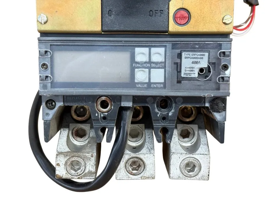 Автоматический выключатель GE SGHH36CA0400 400A 3-POLE 600V SPECTRA RMS SG600 LS — фото лота 1