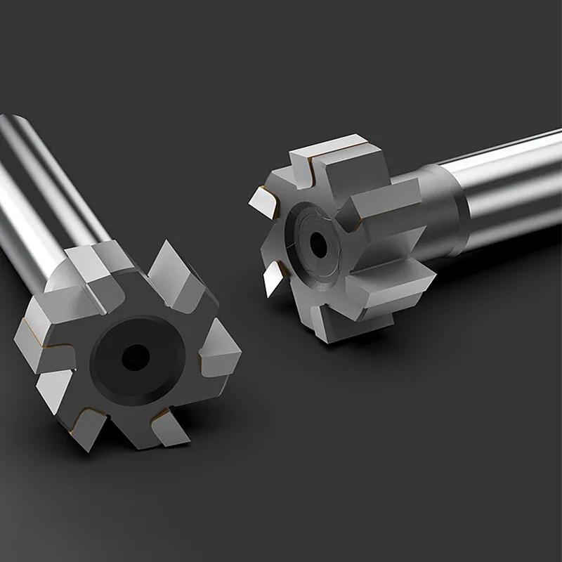 Режущий инструмент Ø 16-32mm Carbide-Tipped T-Slot End Mill Woodruff Keyseat Cut — фото лота 2