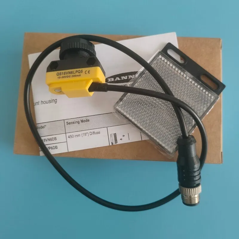 Фотоэлектрический датчик Banner QS18VN6LPQ5 Photoelectric Sensor 10-30 VDC