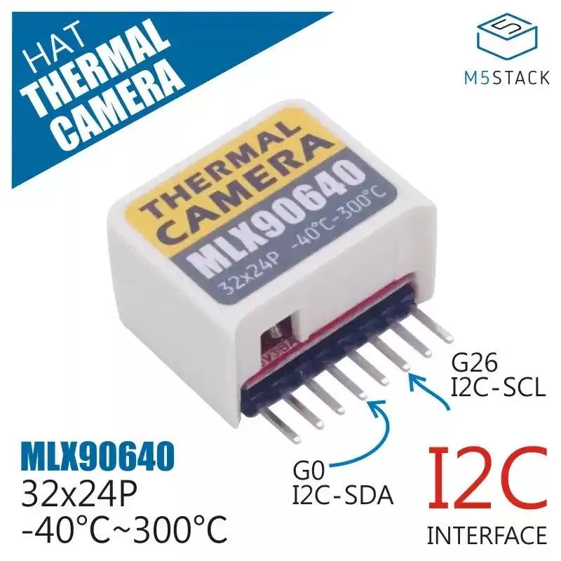 Оптико-электронная система M5Stack Hat Thermal InfraredHuman BodyThermal Imaging