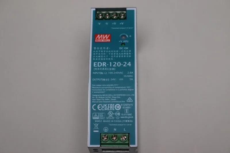 IIoT-устройство EDR-120-24 120W 24VDC 5Amp Industrial DIN Rail Power Supplies 24