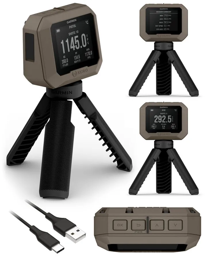 Оборудование видеонаблюдения Garmin Xero C1 Pro Chronograph w/ Hat & Tripod & We — фото лота 1