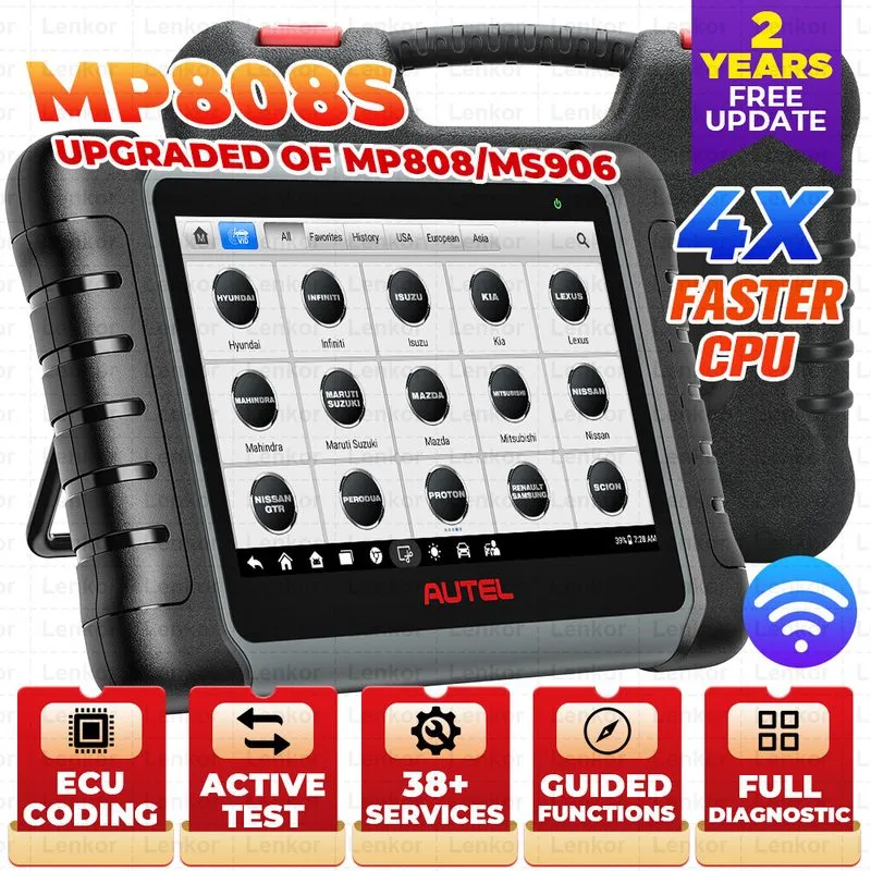 Диагностический сканер Autel MP808S MaxiDAS DS808 PRO OBD2 Full System Diagnosti — фото лота 2