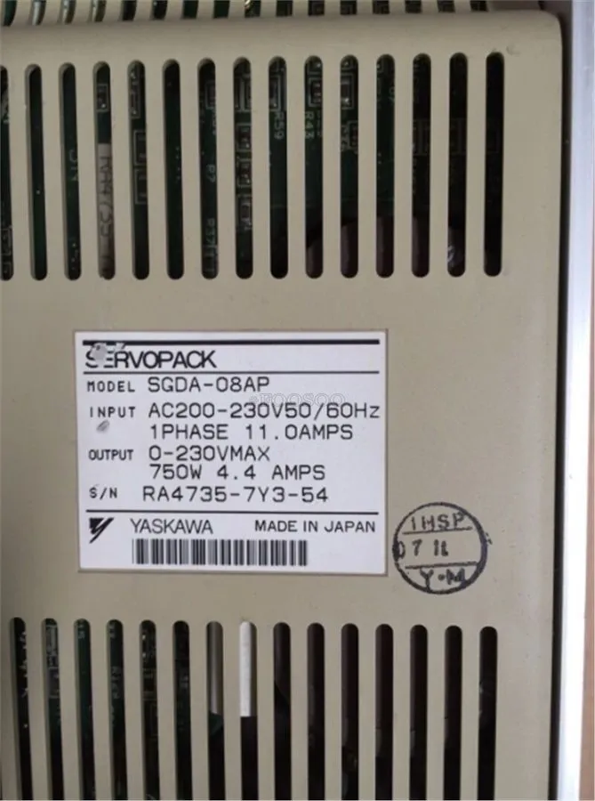 Сервопривод Yaskawa Servopack sgda-08ap Servo Driver 750 W