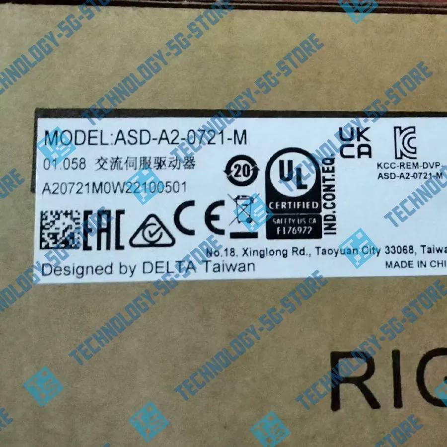 Сервопривод DELTA ASD-A2-0721-M AC SERVO DRIVE 750W 220V