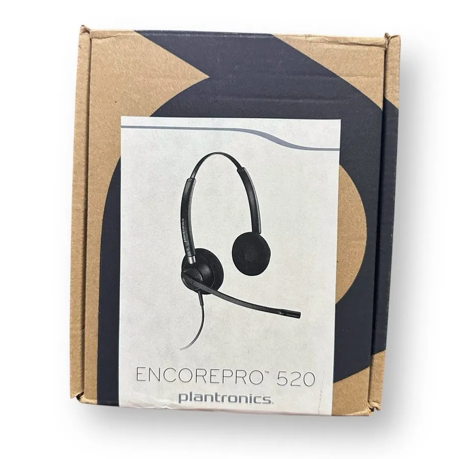 VoIP-шлюз Plantronics Encore Pro HW520 Binaural Headset + Poly DA85-M USB Audio  — фото лота 1