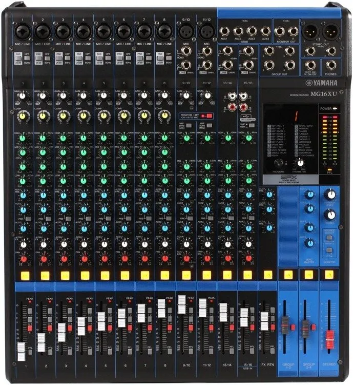 Микшерный пульт YAMAHA MG16XU Mixing Console 16-Channel Analog Mixer with Effect