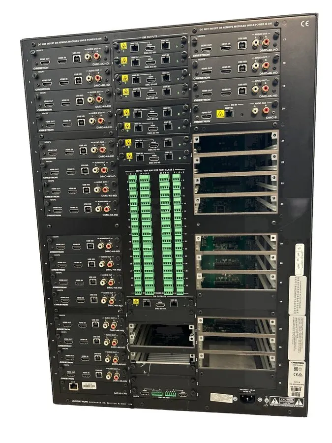 Видеокоммутатор Crestron DM-MD32x32 Digital Media Switcher w/ 4K Modules and Pow — фото лота 4
