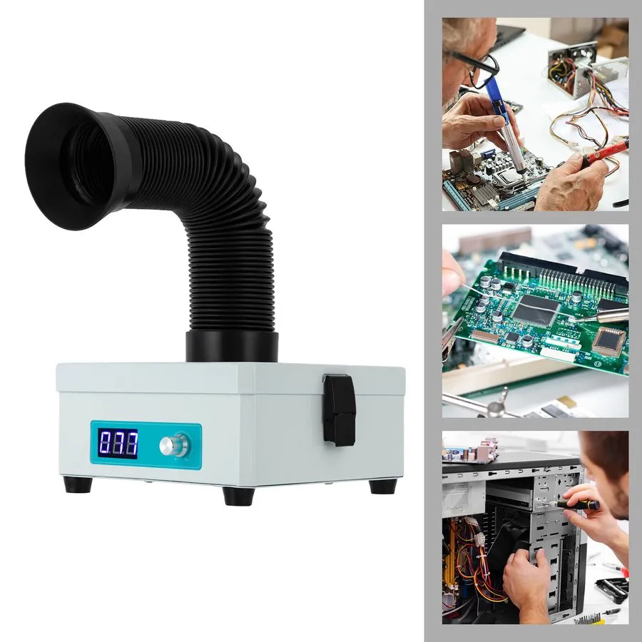 Дымоуловитель Solder Fume Extractor,150W 165CFM Soldering Smoke Extractor with 3