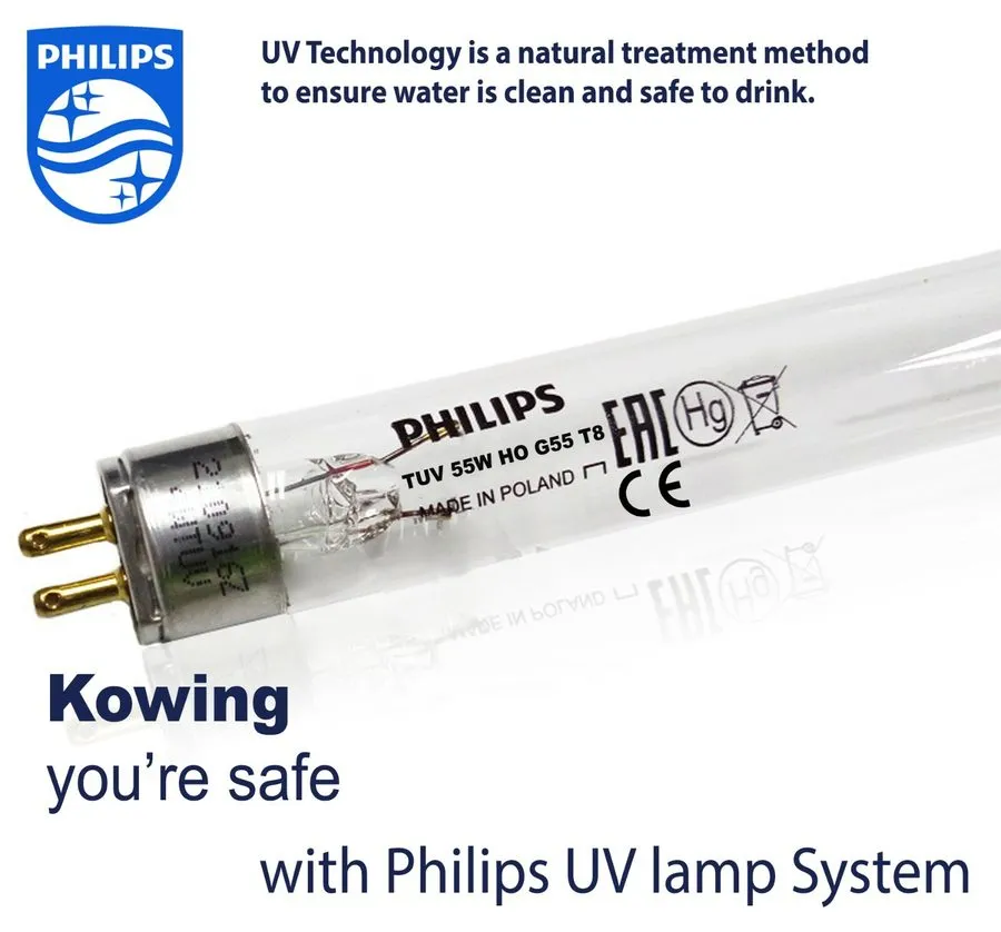 Насос Ultraviolet Water Steriliser Treatment System 55W 2725LPH 304SS Philips La