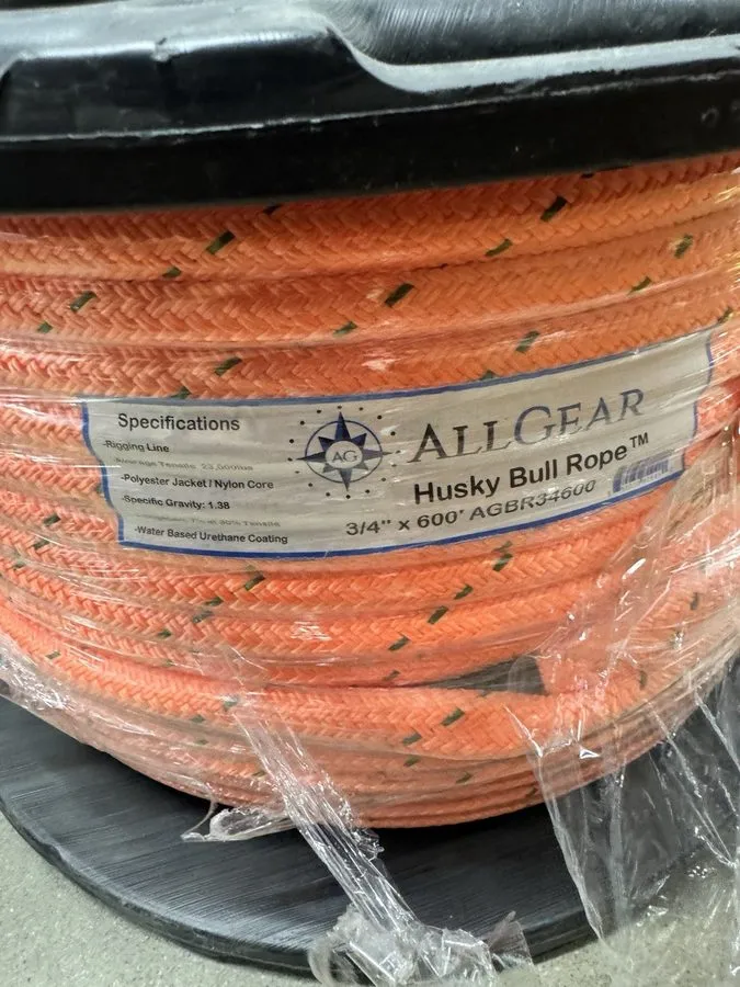Складское оборудование ALL GEAR AGBR34600 Rigging/Climbing Rope,3/4" Dia. x 600'