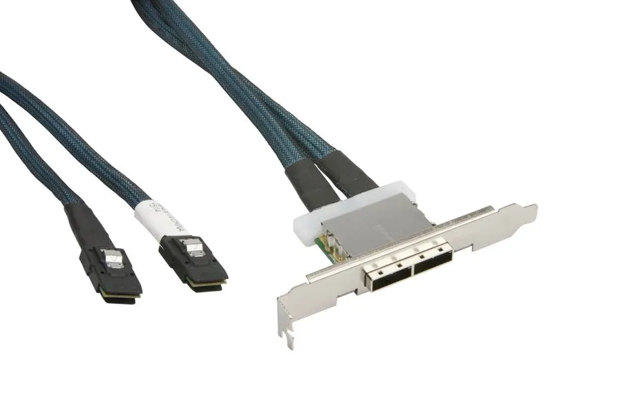 Кабель Supermicro CBL-0352L Internal to External MiniSAS 85cm Cable — фото лота 1