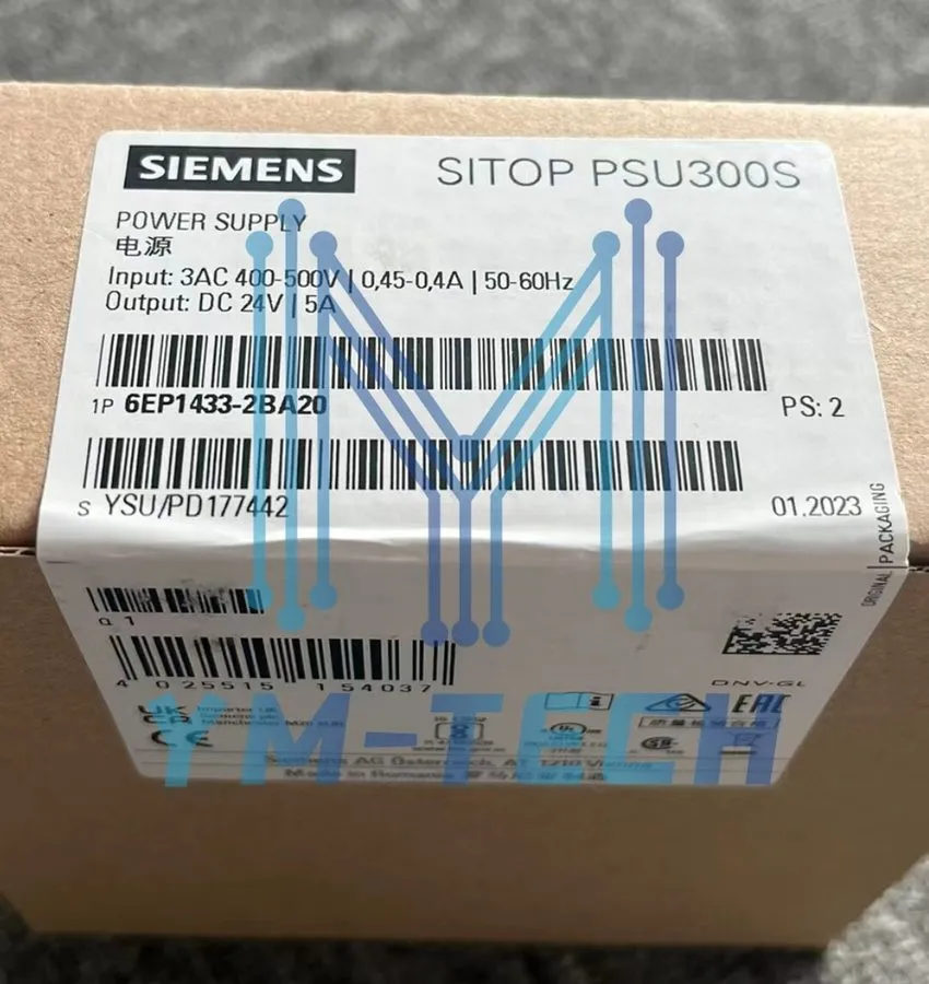 Блок питания Siemens SITOP PSU300S 24 V/5 A power supply 6EP1433-2BA20