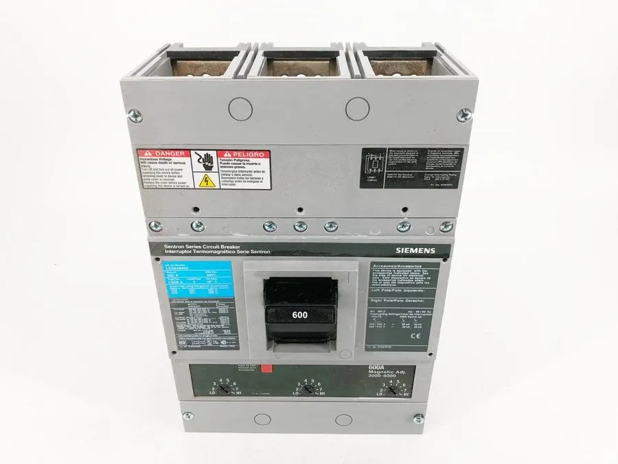 Автоматический выключатель Siemens Sentron LXD63B600 Main Breaker 600A 3-Pole 60