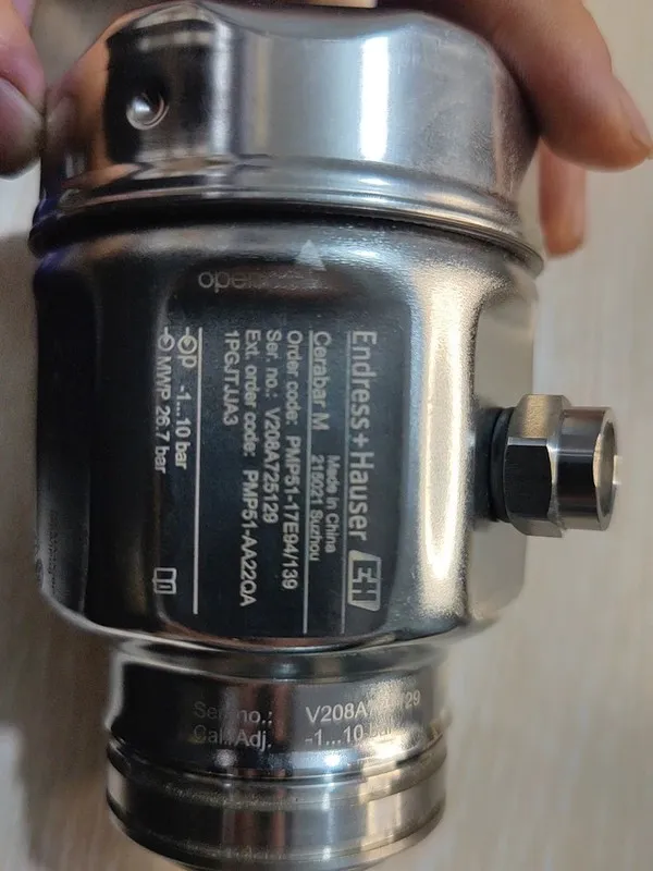 Датчик давления Endress+Hauser PMP51-AA22QA1PGJTJJA3 PMP51 Pressure Transmitter