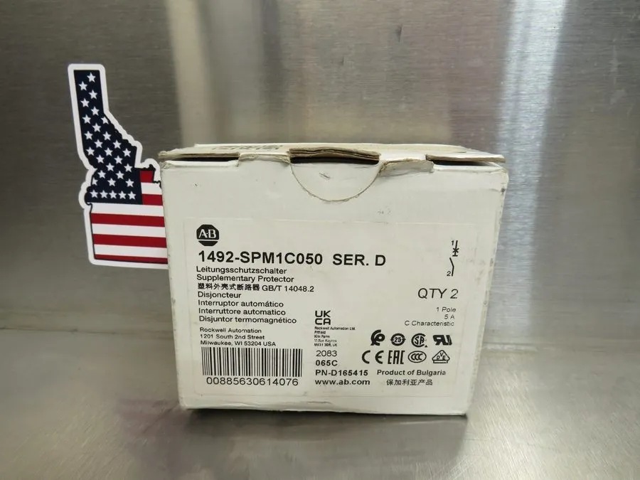 Автоматический выключатель Allen- Bradley 1492-SPM1C050 Circuit Breaker 1 Pole 5