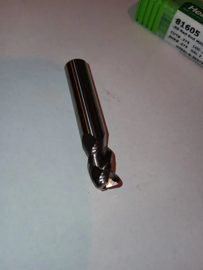 Режущий инструмент Helical Solutions solid carbide corner radius end mill H45AL- — фото лота 2