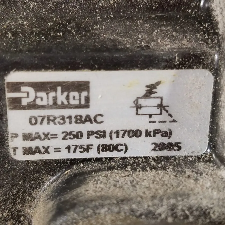 Регулятор давления Parker 07R318AC Pneumatic Regulator, 250PSI #133C24PR4