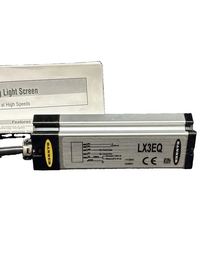 Фотоэлектрический датчик Banner LX3EQ Photoelectric Sensor Emitter 02661 — фото лота 1
