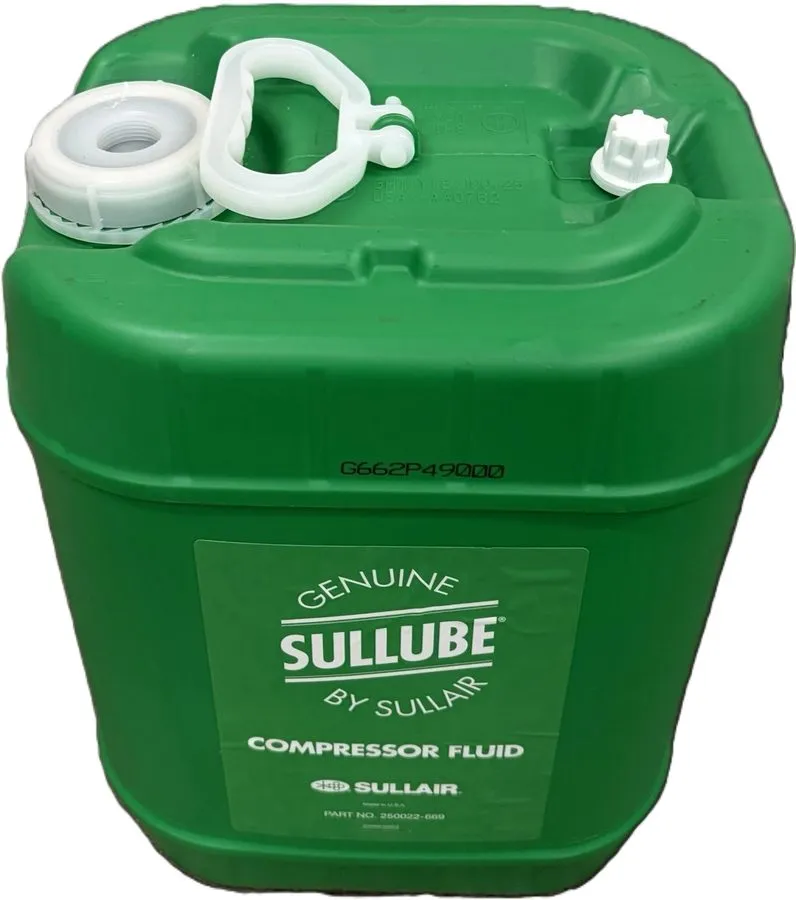 Компрессор Sullair Sullube Air Compressor Fluid Lubricant Genuine OEM Part 25002