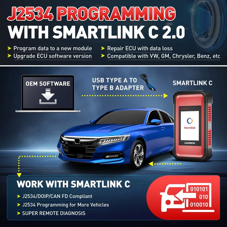 Диагностический сканер 2026LAUNCH X431 PRO V5.0 V+5.0 PRO5 All Systems Diagnosti