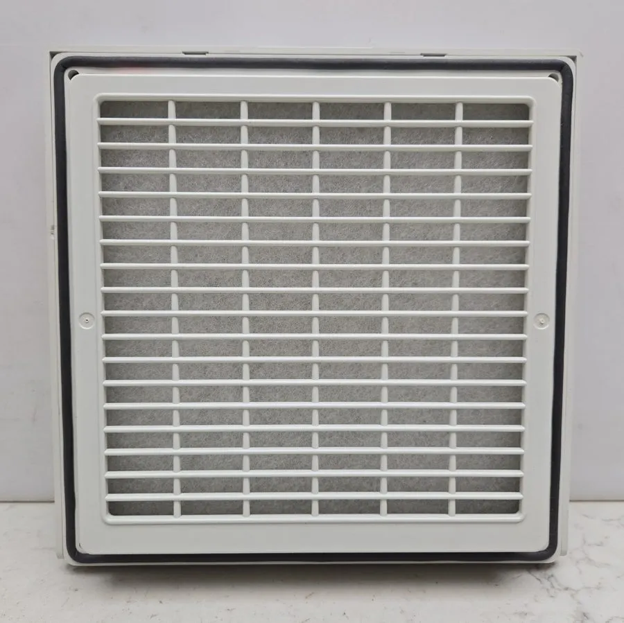 Монтажный шкаф nVent Hoffman HG0900404 Enclosure Filter Fan Grille 9" Lt Gray 34 — фото лота 2