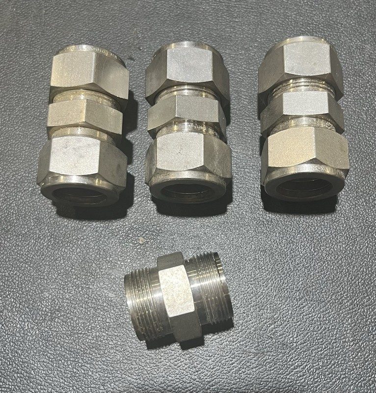 Фитинг Swagelok SS-1210-6 3/4" tube union fitting, 316 Stainless steel