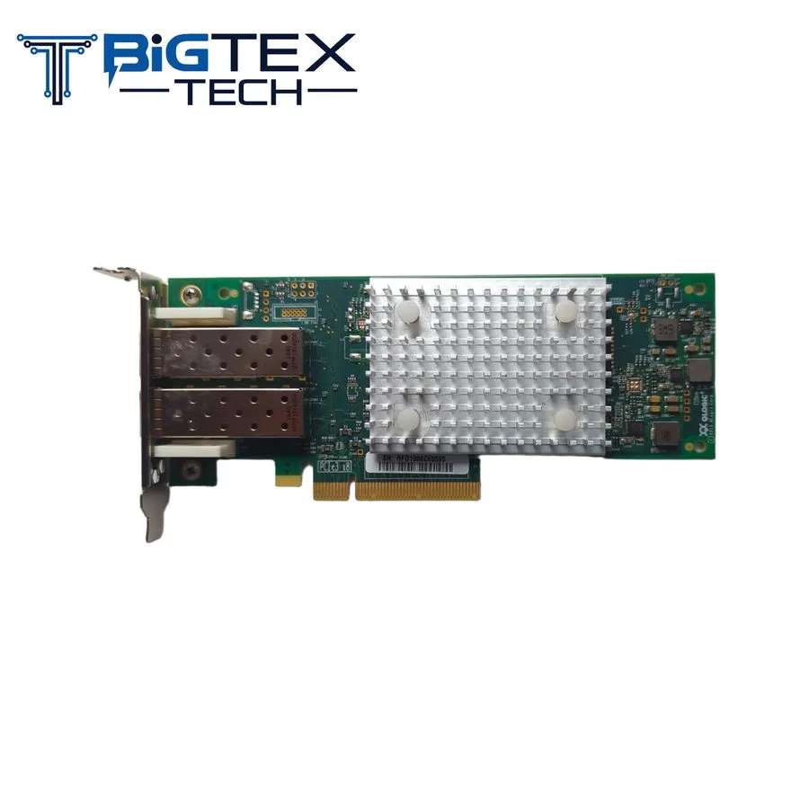 Контроллер Dell QLogic QLE2742 32Gb Dual Port Fibre Channel HBA 0T3TK5 PCIe Full — фото лота 1