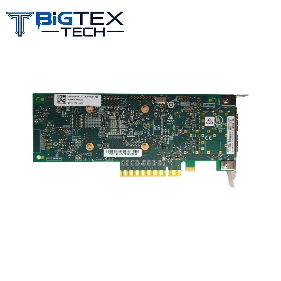 Контроллер Dell QLogic QLE2742 32Gb Dual Port Fibre Channel HBA 0T3TK5 PCIe Full — фото лота 2