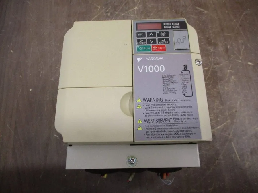Частотный преобразователь Yaskawa CIMR-VU4A0011FAA, V1000 7.5HP 3-Phase 380-480V