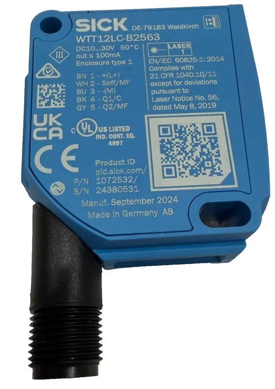 Фотоэлектрический датчик Sick WTT12LC-B2563 Io-link Photoelectric Sensor 10-30v-