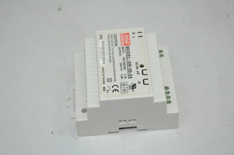 Блок питания MIWE DR-30-24 DIN Rail Power Supply 24V DC 30W Switching Industrial — фото лота 1