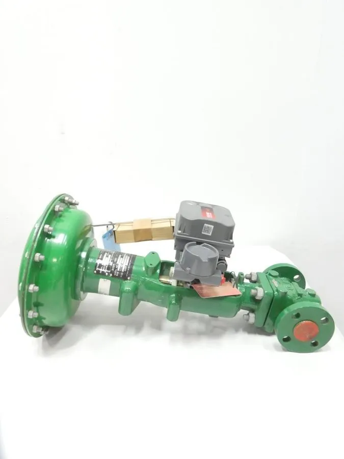 Клапан Fisher ET 667 Size 30i Dvc6200hw2 Pneumatic Steel Flanged Control Valve 1