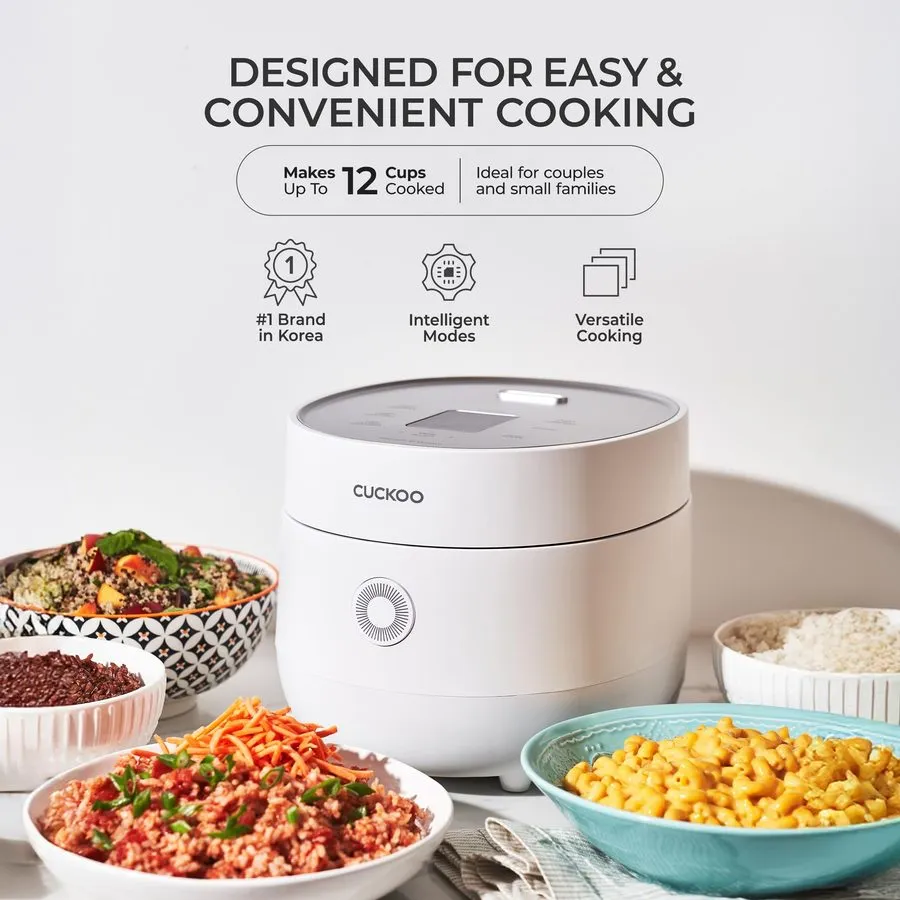 Рисоварка CUCKOO Micom Rice Cooker 6 Cup CR-0675FW White