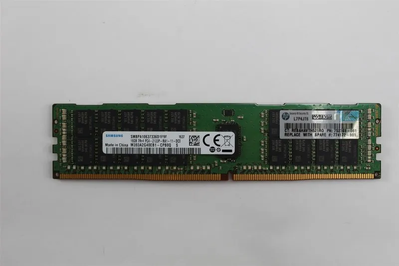 Модуль памяти HP Samsung 16GB 2Rx4 PC4-2400T DDR4 ECC RDIMM 809081-081 M393A2G40