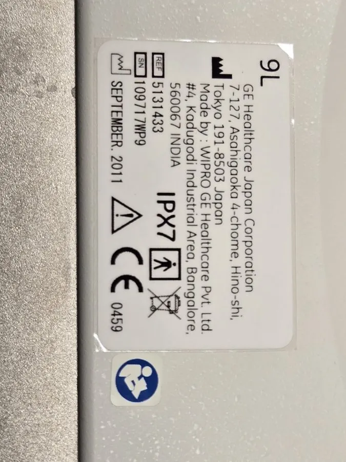 УЗИ-датчик GE 9L Linear Array Ultrasound Transducer Probe 5131433