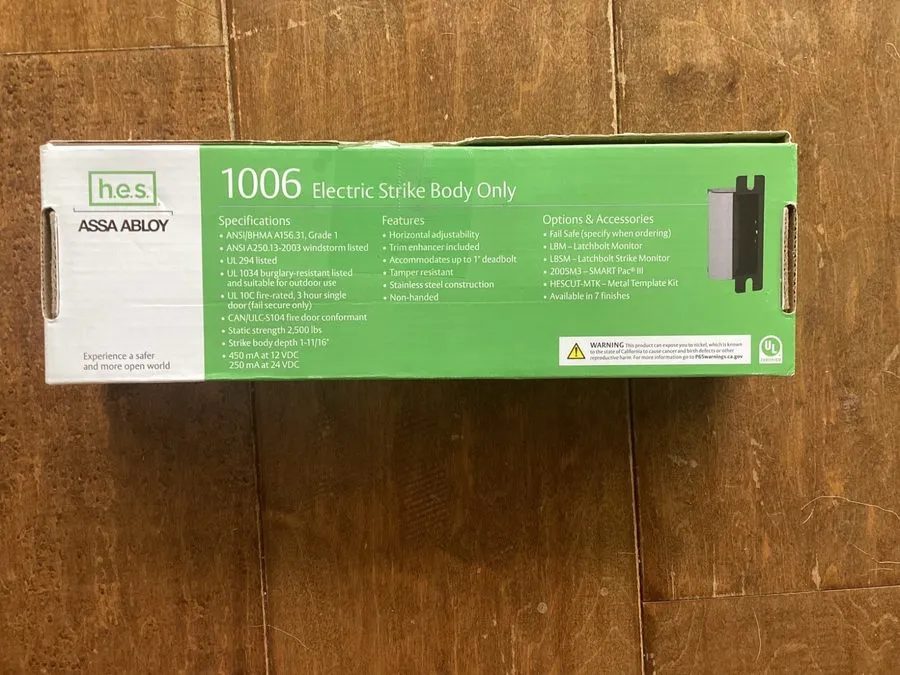 Оборудование видеонаблюдения HES ASSA ABLOY 1006-12/24D-630 1006 Electric Strike — фото лота 2