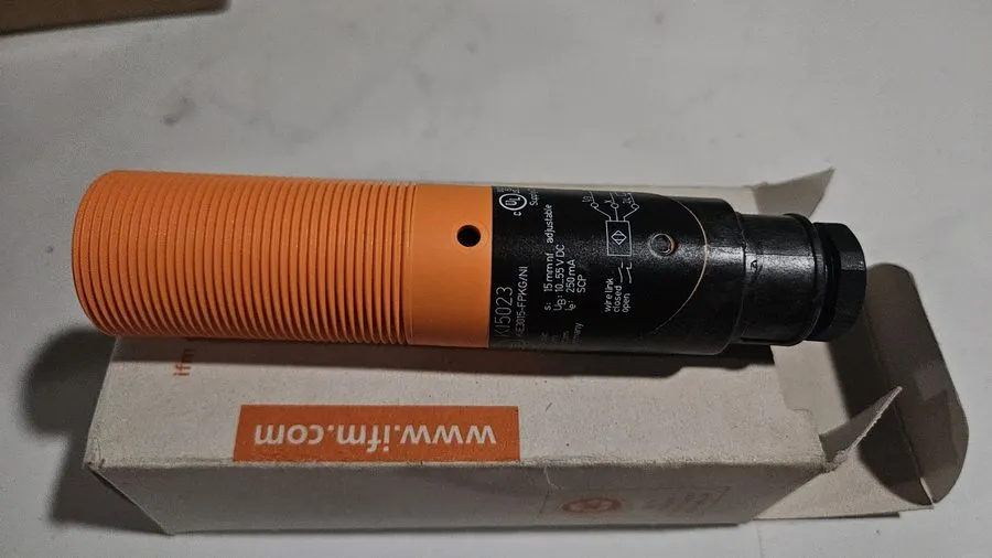 Датчик приближения IFM KI5023 Inductive Proximity Sensor KIE305-FPKG/NI/US/V 15m — фото лота 2