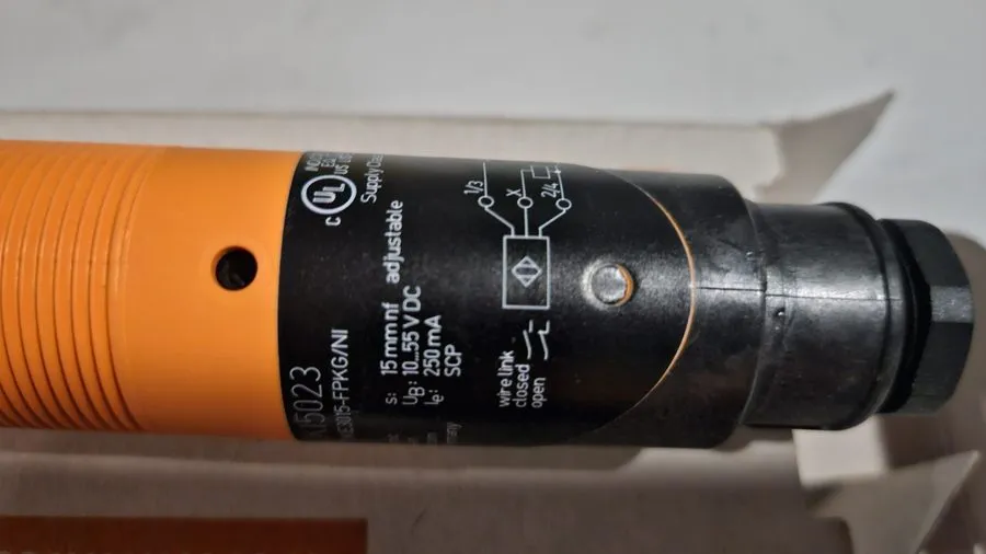 Датчик приближения IFM KI5023 Inductive Proximity Sensor KIE305-FPKG/NI/US/V 15m — фото лота 3