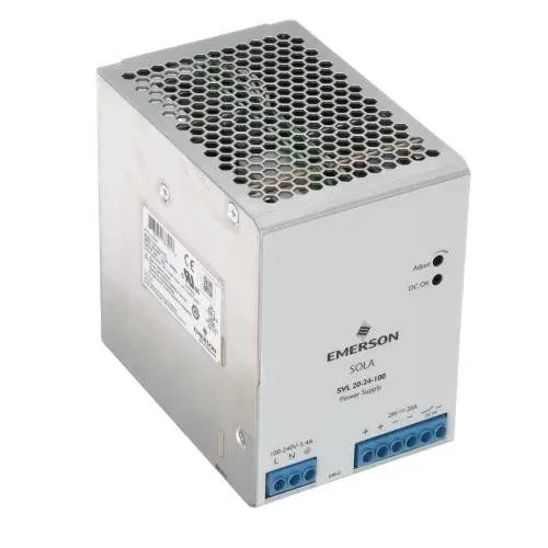 Блок питания Emerson SOLA SVL 20-24-100 DIN Rail 24V 20A 480W AC/DC Power Supply