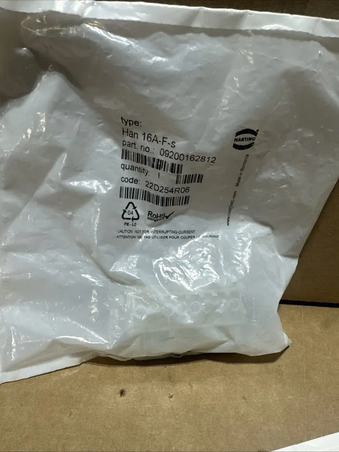 Разъём HARTING 09200162812 16 Position Insert Connector